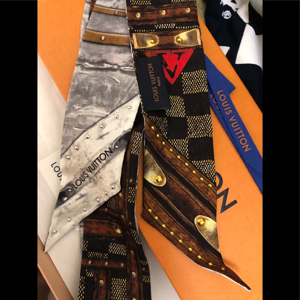 Louis vuitton trunks bb bandeau limited twilly